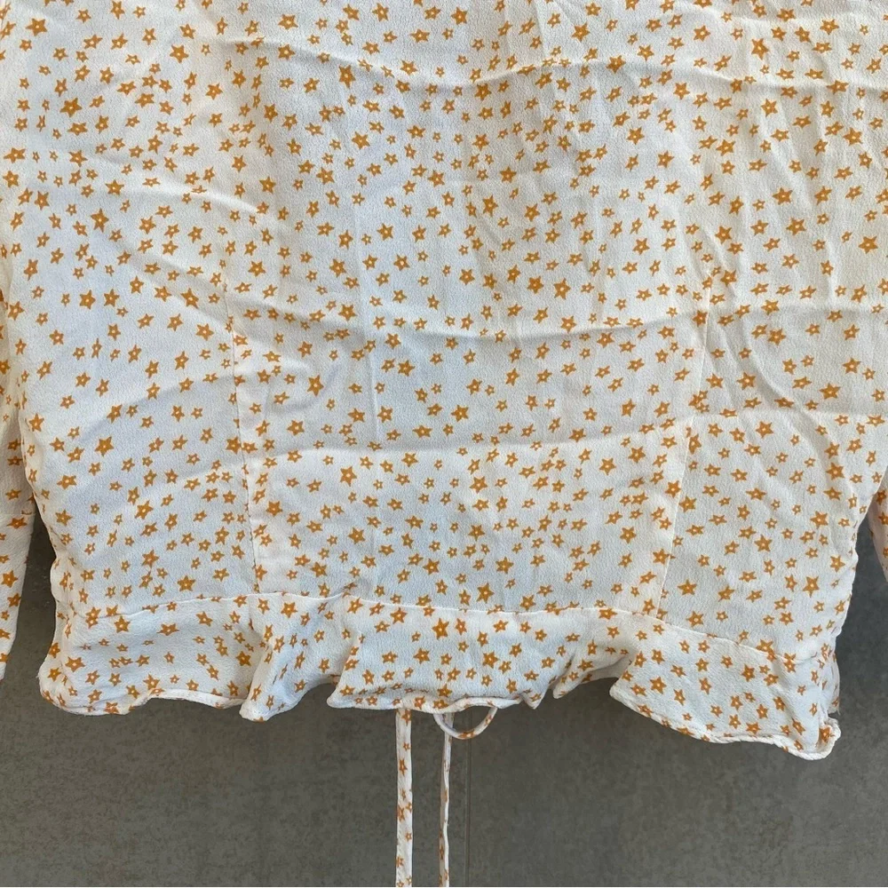 For Love & Lemons Aurora Tie Top, Size S